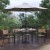 Flash Furniture XU-DG-304860064-UB19BGY-GG 30" x 48" Patio Dining Table, Gray Umbrella, Base & 4 Synthetic Teak Stackable Chairs, 7 Piece Set addl-1