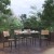 Flash Furniture XU-DG-304860364-GG 30" x 48" Steel Framed Patio Dining Table with 4 Stackable Faux Teak Chairs, 5 Piece Set addl-1