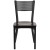 Flash Furniture XU-DG-60115-GRD-WALW-GG Hercules Black Grid Back Metal Restaurant Chair - Walnut Wood Seat addl-4