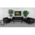Flash Furniture ZB-DEFINITY-8009-SET-BK-GG Definity Series Reception Set addl-1