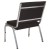 Flash Furniture XU-DG-60442-660-1-BK-GG Hercules 1000 lb. Black Fabric Bariatric Medical Reception Chair addl-3