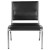 Flash Furniture XU-DG-60442-660-1-BV-GG Hercules 1000 lb. Black Vinyl Bariatric Medical Reception Chair addl-8