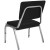 Flash Furniture XU-DG-60442-660-2-BK-GG Hercules 1000 lb. Black Fabric Bariatric Medical Reception Chair with 3/4 Panel Back addl-3