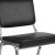 Flash Furniture XU-DG-60442-660-2-BV-GG Hercules 1000 lb. Black Vinyl Bariatric Medical Reception Chair with 3/4 Panel Back addl-6