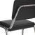 Flash Furniture XU-DG-60442-660-2-BV-GG Hercules 1000 lb. Black Vinyl Bariatric Medical Reception Chair with 3/4 Panel Back addl-9