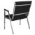 Flash Furniture XU-DG-60443-670-1-BK-GG Hercules 1000 lb. Black Fabric Bariatric Medical Reception Arm Chair addl-3