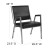 Flash Furniture XU-DG-60443-670-1-BK-VY-GG Hercules 1000 lb. Black Vinyl Bariatric Medical Reception Arm Chair addl-4