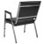 Flash Furniture XU-DG-60443-670-1-BK-VY-GG Hercules 1000 lb. Black Vinyl Bariatric Medical Reception Arm Chair addl-5