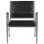 Flash Furniture XU-DG-60443-670-1-BK-VY-GG Hercules 1000 lb. Black Vinyl Bariatric Medical Reception Arm Chair addl-8