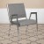 Flash Furniture XU-DG-60443-670-1-GY-GG Hercules 1000 lb. Gray Fabric Bariatric Medical Reception Arm Chair addl-1