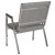 Flash Furniture XU-DG-60443-670-1-GY-GG Hercules 1000 lb. Gray Fabric Bariatric Medical Reception Arm Chair addl-3