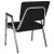 Flash Furniture XU-DG-60443-670-2-BK-GG Hercules 1000 lb. Black Fabric Bariatric Medical Reception Arm Chair with 3/4 Panel Back addl-3