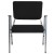 Flash Furniture XU-DG-60443-670-2-BK-GG Hercules 1000 lb. Black Fabric Bariatric Medical Reception Arm Chair with 3/4 Panel Back addl-5