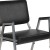 Flash Furniture XU-DG-60443-670-2-BV-GG Hercules 1000 lb. Black Vinyl Bariatric Medical Reception Arm Chair with 3/4 Panel Back addl-6