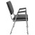 Flash Furniture XU-DG-60443-670-2-BV-GG Hercules 1000 lb. Black Vinyl Bariatric Medical Reception Arm Chair with 3/4 Panel Back addl-7