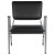 Flash Furniture XU-DG-60443-670-2-BV-GG Hercules 1000 lb. Black Vinyl Bariatric Medical Reception Arm Chair with 3/4 Panel Back addl-8