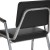 Flash Furniture XU-DG-60443-670-2-BV-GG Hercules 1000 lb. Black Vinyl Bariatric Medical Reception Arm Chair with 3/4 Panel Back addl-9