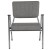 Flash Furniture XU-DG-60443-670-2-GY-GG Hercules 1000 lb. Gray Fabric Bariatric Medical Reception Arm Chair with 3/4 Panel Back addl-5
