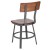 Flash Furniture XU-DG-60582-GG Rustic Walnut Restaurant Chair with Wood Seat & Back and Gray Powder Coat Frame addl-5