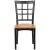 Flash Furniture XU-DG6Q3BWIN-NATW-GG Hercules Black Window Back Metal Restaurant Chair - Natural Wood Seat addl-8