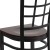 Flash Furniture XU-DG6Q3BWIN-WALW-GG Hercules Black Window Back Metal Restaurant Chair - Walnut Wood Seat addl-9
