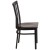 Flash Furniture XU-DG6Q4BSCH-WALW-GG Hercules Black School House Back Metal Restaurant Chair - Walnut Wood Seat addl-7
