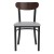 Flash Furniture XU-DG6V5GYV-WAL-GG Commercial Dining Chair with Walnut Wood Boomerang Back - Gray Vinyl Seat, Black Steel Frame addl-9