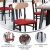 Flash Furniture XU-DG6V5RDV-NAT-GG Commercial Dining Chair with Natural Wood Boomerang Back - Red Vinyl Seat, Black Steel Frame addl-3