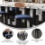 Flash Furniture XU-DG6V6BLV-NAT-GG Commercial Barstool with Natural Wood Boomerang Back - Blue Vinyl Seat, Black Steel Frame addl-3