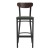 Flash Furniture XU-DG6V6GNV-WAL-GG Commercial Barstool with Walnut Wood Boomerang Back - Green Vinyl Seat, Black Steel Frame addl-9