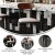 Flash Furniture XU-DG6V6GYV-WAL-GG Commercial Barstool with Walnut Wood Boomerang Back - Gray Vinyl Seat, Black Steel Frame addl-3