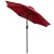 Flash Furniture XU-DG-810060064-UB19BRD-GG 4 Synthetic Teak Stackable Patio Chairs, 35" Square Table, Red Umbrella & Base, 7 Piece Set addl-11