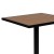 Flash Furniture XU-DG-HW1045-GG 30" Square Outdoor Patio Bistro Faux Teak Poly Slat Dining Table addl-6