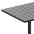 Flash Furniture XU-DG-HW1045-GY-GG 30" Square Outdoor Patio Bistro Faux Gray Wash Teak Poly Slat Dining Table addl-7