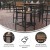 Flash Furniture XU-DG-HW6036B-ARM-GG All-Weather Outdoor Bar Stool with Faux Wood Poly Resin Slats and Aluminum Frame, Teak addl-3