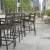 Flash Furniture XU-DG-HW6036B-ARM-GY-GG All-Weather Outdoor Bar Stool with Faux Wood Poly Resin Slats and Aluminum Frame, Gray Wash addl-5