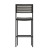Flash Furniture XU-DG-HW6036B-GY-GG All-Weather Outdoor Bar Stool with Faux Wood Poly Resin Slats and Aluminum Frame, Gray Wash addl-7