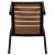 Flash Furniture XU-DG-HW6036-GG Outdoor Stackable Side Chair with Faux Teak Poly Slats addl-9