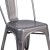 Flash Furniture XU-DG-TP001-GG Clear Coated Metal Indoor Stackable Chair addl-10