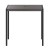 Flash Furniture XU-DG-UH3048-GY-GG Outdoor 30" x 48" Steel Restaurant Dining Table with Gray Synthetic Teak Poly Slats & Umbrella Holder Hole addl-7
