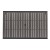Flash Furniture XU-DG-UH3048-GY-GG Outdoor 30" x 48" Steel Restaurant Dining Table with Gray Synthetic Teak Poly Slats & Umbrella Holder Hole addl-9