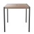 Flash Furniture XU-DG-UH3048-UB19BTL-GG 30" x 48" Synthetic Teak Patio Table with Teal Umbrella and Base, 3 Piece Set addl-13
