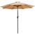Flash Furniture XU-DG-UH3048-UB19BTN-GG 30" x 48" Square Synthetic Teak Patio Table with Tan Umbrella and Base, 3 Piece Set addl-11