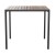 Flash Furniture XU-DG-UH8100-UB19BRD-GG 35" Square Synthetic Teak Patio Table with Red Umbrella and Base, 3 Piece Set addl-13