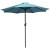 Flash Furniture XU-DG-UH8100-UB19BTL-GG 35" Square Synthetic Teak Patio Table with Teal Umbrella and Base, 3 Piece Set addl-11