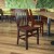 Flash Furniture XU-DG-W0006-WAL-GG Hercules School House Back Walnut Wood Restaurant Chair addl-1
