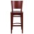 Flash Furniture XU-DG-W0094BAR-MAH-MAH-GG Solid Back Mahogany Wood Restaurant Barstool addl-4