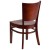 Flash Furniture XU-DG-W0094B-MAH-MAH-GG Solid Back Mahogany Wood Restaurant Chair addl-3