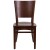 Flash Furniture XU-DG-W0094B-WAL-WAL-GG Solid Back Walnut Wood Restaurant Chair addl-5