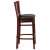 Flash Furniture XU-DG-W0108BBAR-MAH-BLKV-GG Slat Back Mahogany Wood Restaurant Barstool - Black Vinyl Seat addl-3